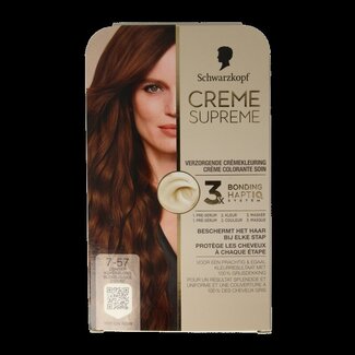 Schwarzkopf Creme supreme 7-57 donker blond 1 Stuks