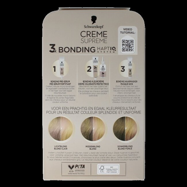 Schwarzkopf Creme supreme 9-0 licht blond 1 Stuks