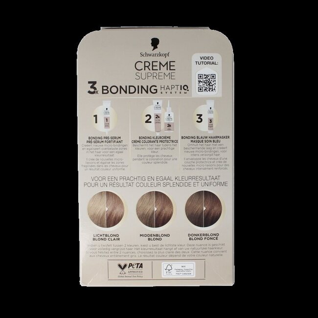 Schwarzkopf Creme supreme 8-16 blond 1 Stuks