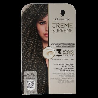 Schwarzkopf Schwarzkopf Crème Supreme 6-16 Châtain Clair 1 Pièce