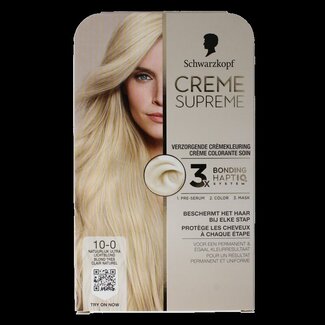 Schwarzkopf Schwarzkopf Creme Supreme 10-0 blond clair 1 pièce