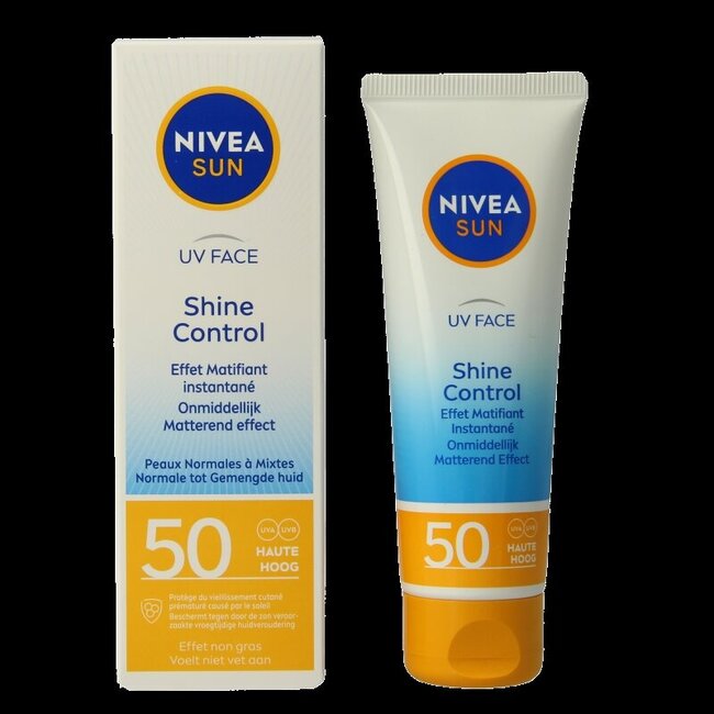 Nivea Sun uv face shine control SPF50 50 Milliliter