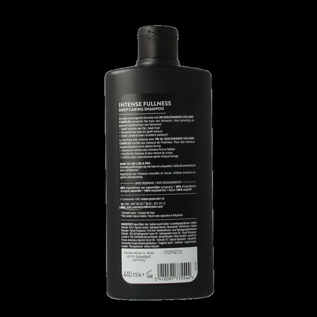 Syoss Shampooing Intense Fullness 440 ml