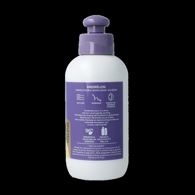 Andrelon Crème sans rinçage Boucles Parfaites 200 ml
