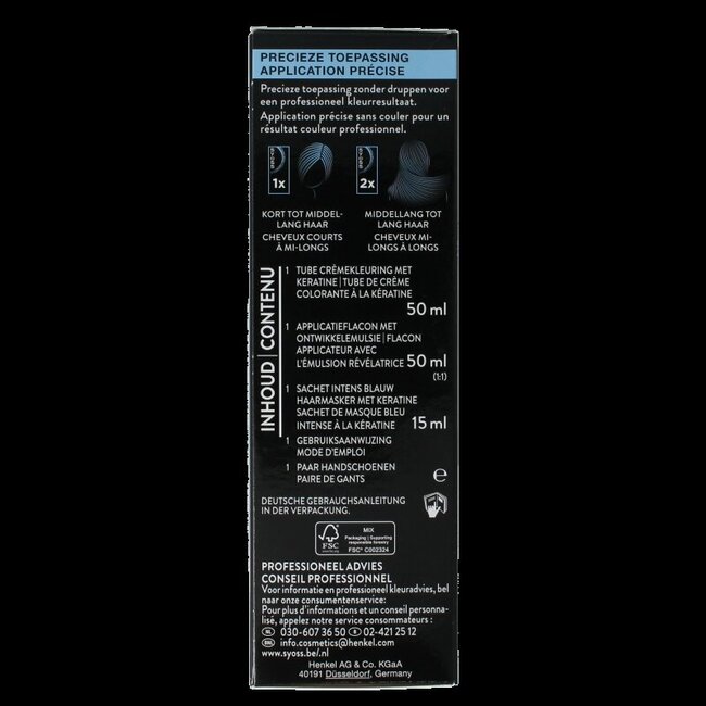 Syoss Permanent cool color 8-11 poederblond 1 Set