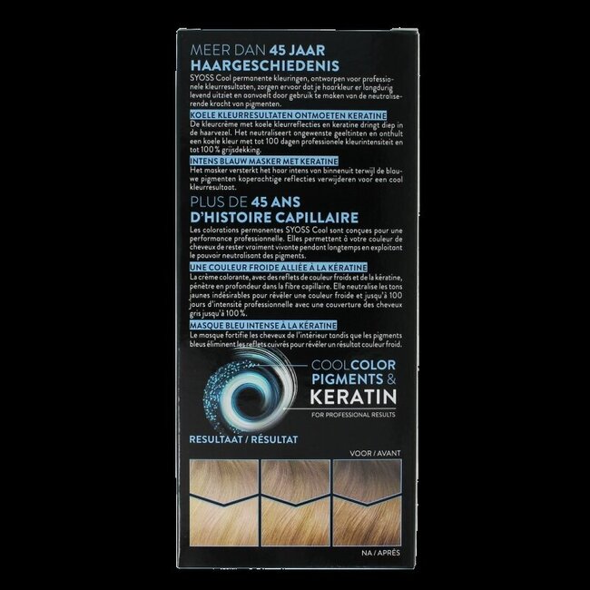 Syoss Permanent cool color 8-11 poederblond 1 Set