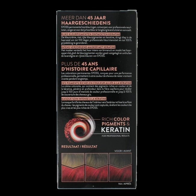 Syoss Coloration Permanente 5-29 rouge intense 1 kit