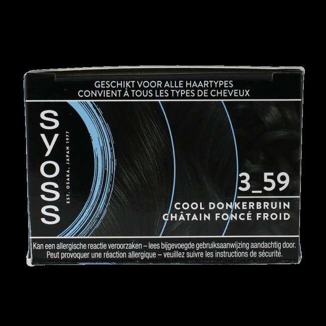 Syoss Permanent Cool Color 3-59 Châtain Foncé 1 Pièce