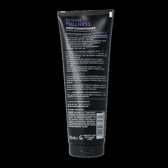 Syoss Deep conditioner intense fullness 250 Milliliter