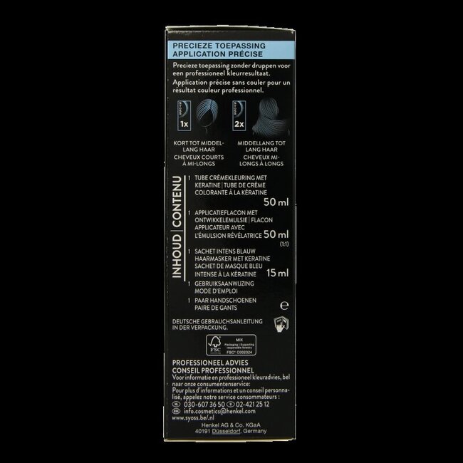 Syoss Colors 12-59 platina cool blonds 1 Set