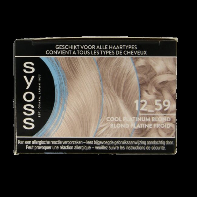 Syoss Colors 12-59 Blond Platine Froid 1 Kit