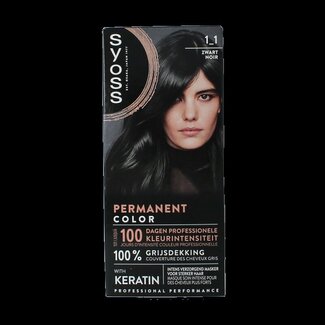 Syoss Syoss Coloration Permanente 1-1 Noir 1 Kit