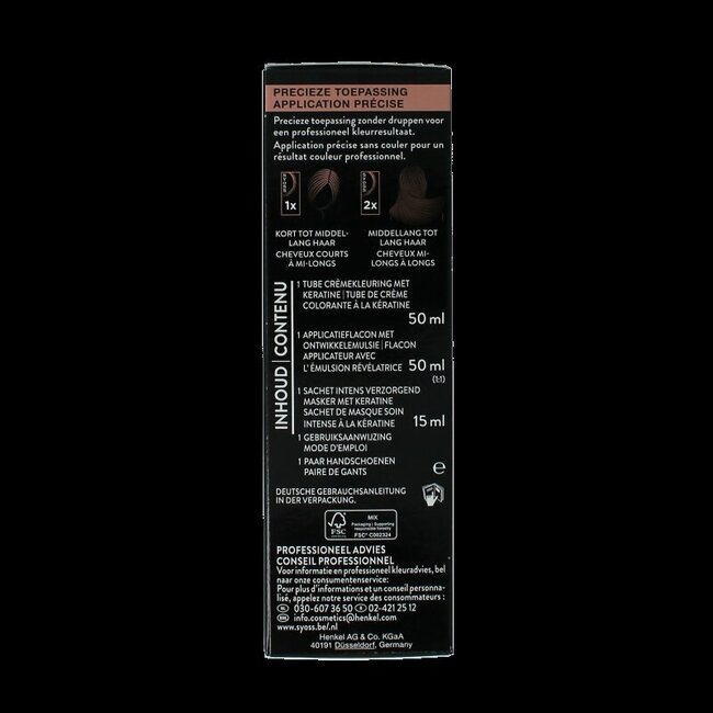 Syoss Color baseline 1-1 black 1 Set