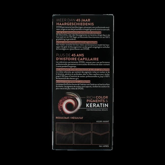Syoss Coloration Permanente 1-1 Noir 1 Kit