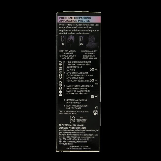 Syoss Metallics 9-53 silver blush 1 Set