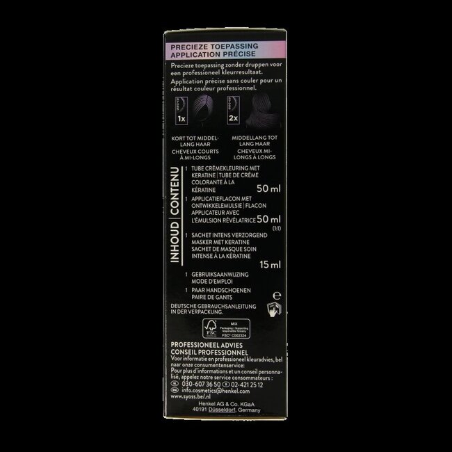 Syoss Metallics 3-89 bronze coffee 1 kit