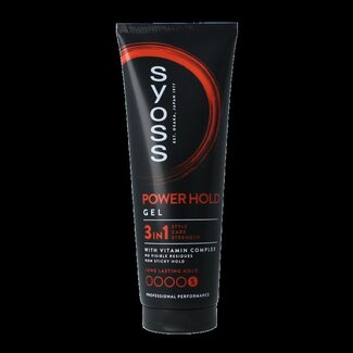 Syoss Men power hold gel extra sterk 250 Milliliter
