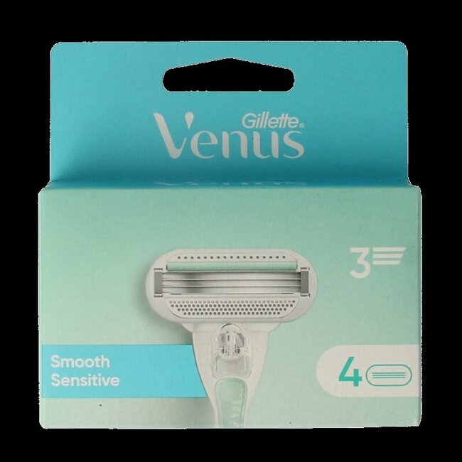 Venus smooth sensitive blades 4 Stuks