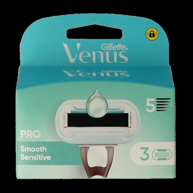 Venus deluxe smooth sensitive blades 3 Stuks