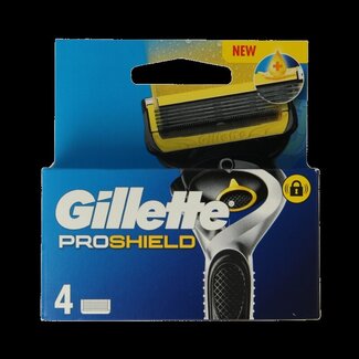 Gillette Lames Gillette Proshield jaunes, lot de 4