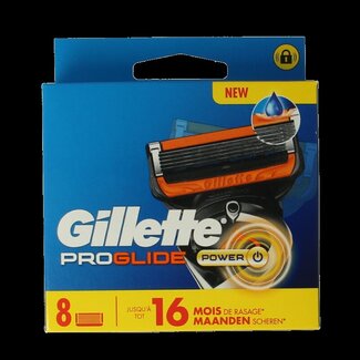 Gillette Gillette ProGlide Power Lames de rasoir, 8 pièces