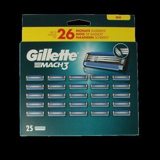 Gillette Lames Gillette Mach3, 25 unités