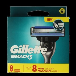 Gillette Lames Gillette Mach3, lot de 8
