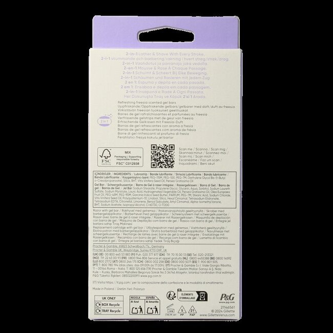 Gillette Comfortglide breeze apparaat 1 Stuks