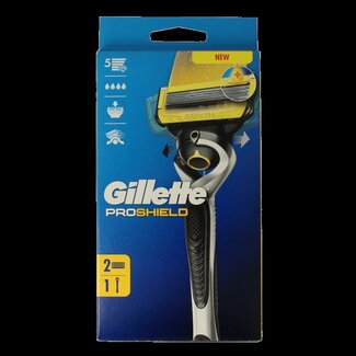 Gillette Rasoir Gillette Proshield jaune, 2 unités