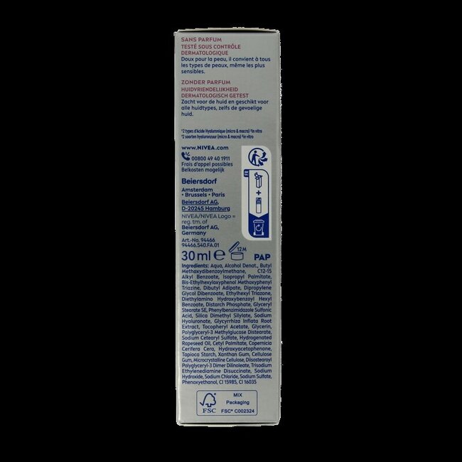 Nivea Hyaluron Cellular Expert Filler Fluide de Jour SPF50 30 ml