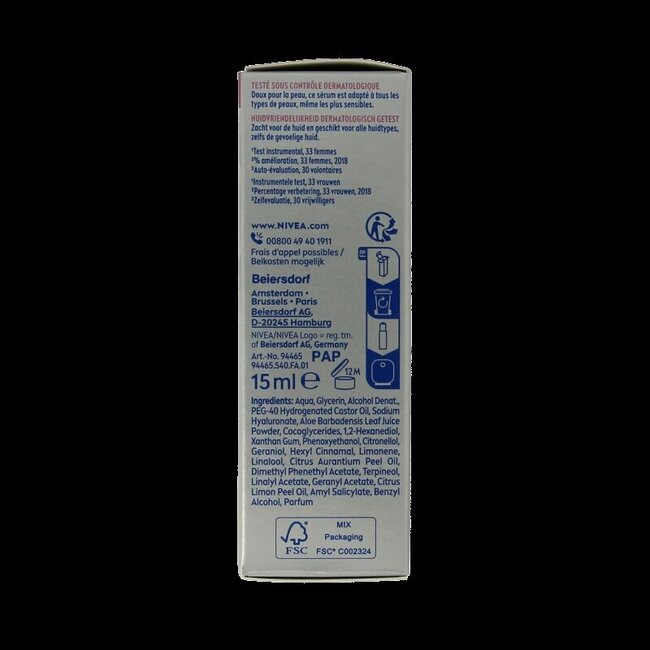 Nivea Hyaluron cellular expert filler serum 15 Milliliter