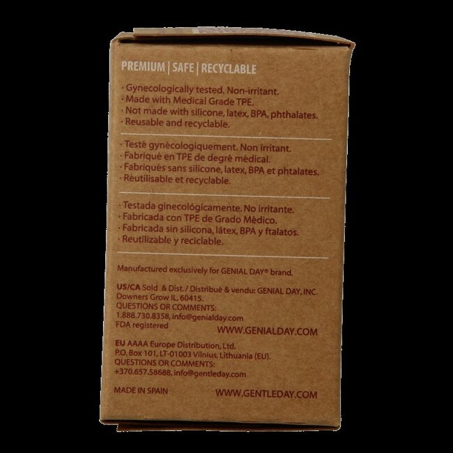 Gentle Day Menstruatie cup L 1 Stuks