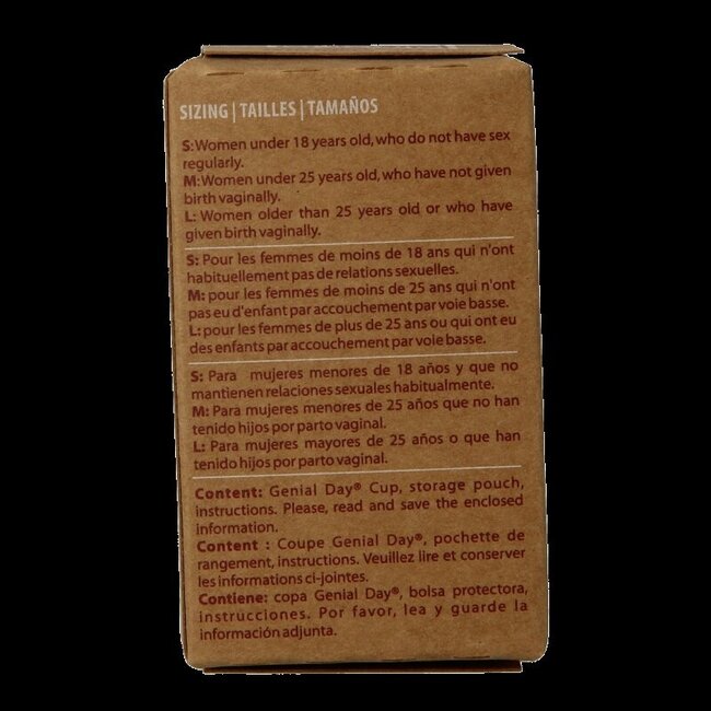 Coupe menstruelle Gentle Day Taille L 1 pièce