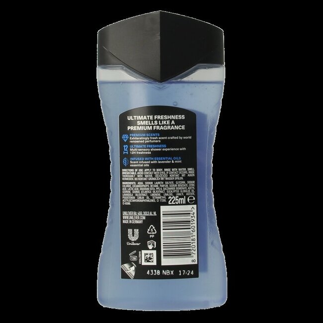 AXE Showergel blue lavender BS 225 Milliliter
