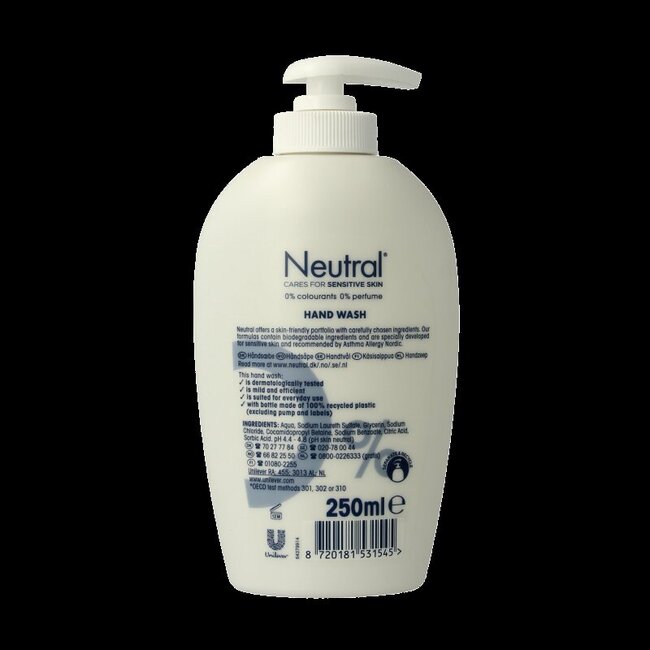 Neutral Handsoap liquid 250 Milliliter