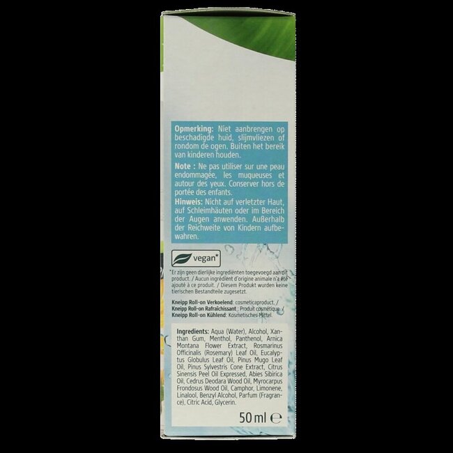 Kneipp Arnica cooling roll on 50 Milliliter