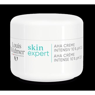 Louis Widmer Skinexpert AHA creme intensief 10% zonder parfum 50 Milliliter