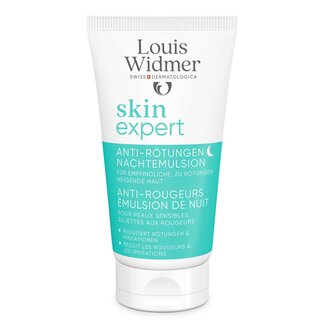 Louis Widmer Skinexpert anti roodheid nachtemulsie zonder parfu 50 Milliliter
