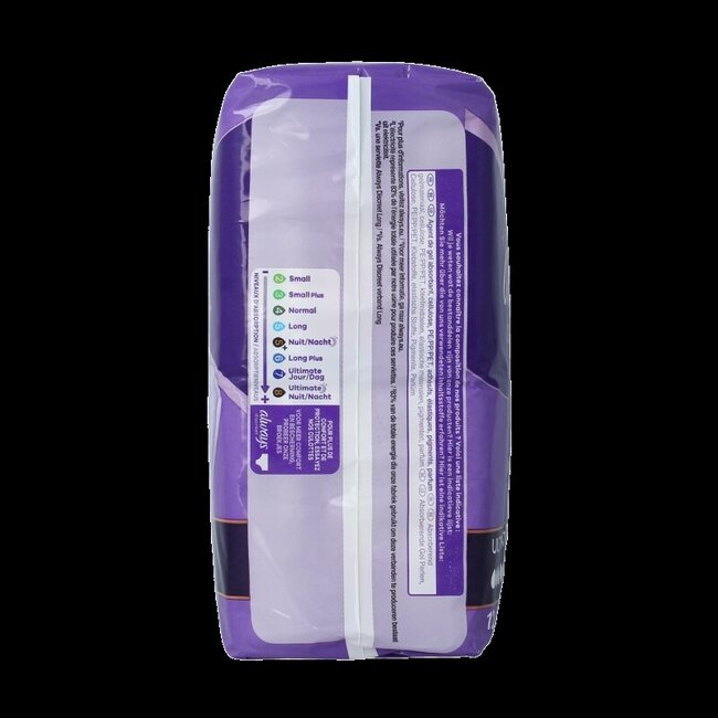 Always Discreet serviettes ultimate night 12 pièces