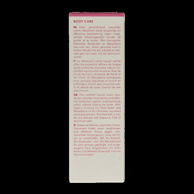 Earth Line Long lasting deodorant rose 50 Milliliter