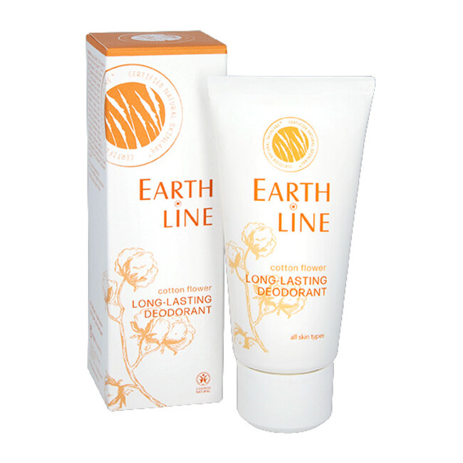 Earth Line Long lasting deodorant cotton flower 50 Milliliter
