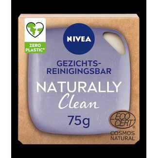 Nivea Naturally clean face bar verzachtend  75 Gram