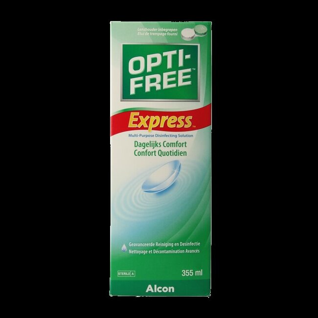 Optifree express MPDS + lenshouder 355 Milliliter
