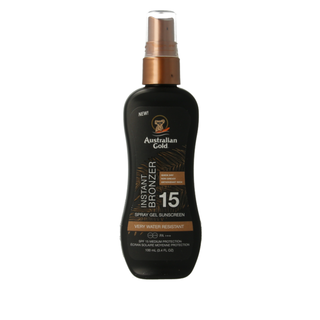 Spray gel met bronzer SPF15 100 Milliliter