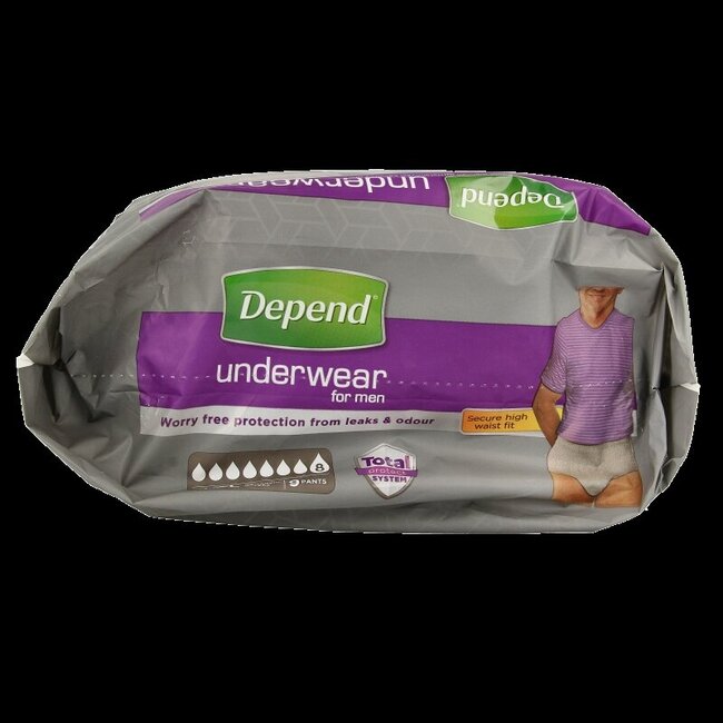 Depend Pants men super maat L/XL 9 Stuks