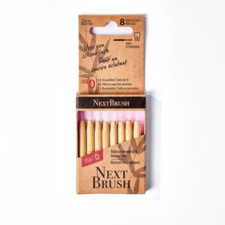Nextbrush Nextbrush Bamboe interdentale ragers ISO 0 8 Stuks