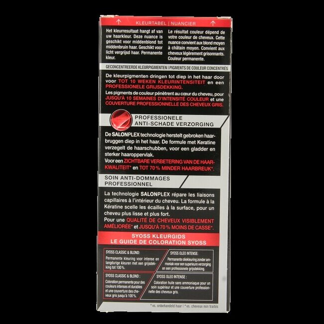 Syoss Color baseline 4-15 dusty chrome haarverf  1 Set