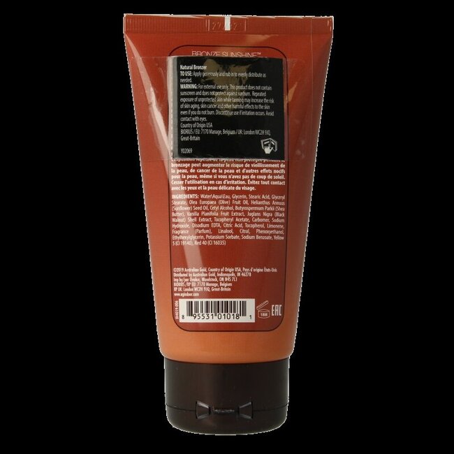 Australian Gold Bronze sunshine natural bronzer  133 Milliliter