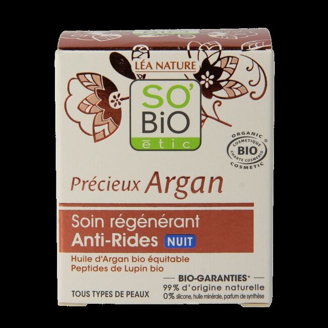 So Bio Etic Nachtcreme moisturizing anti rimpel 50 Milliliter