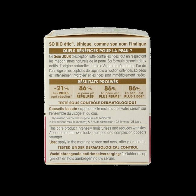 So Bio Etic Crème de jour hydratante anti-rides 50 ml